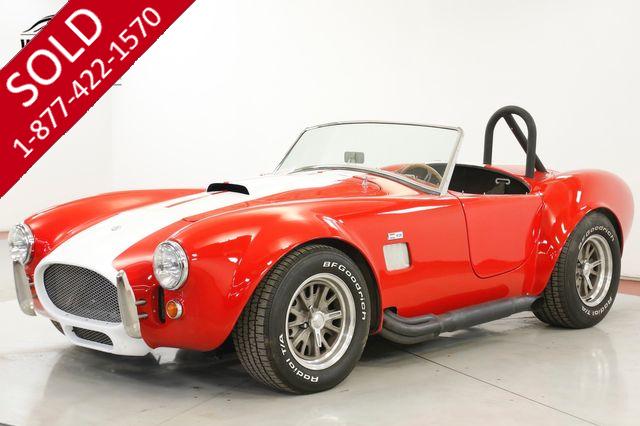1965 ASVE COBRA REPLICA BORED 427. DISC BRAKES. TREMEC TRANS. RED. 