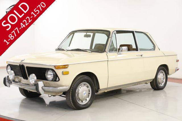 1971 BMW 2002 ORIGINAL COLLECTOR. 64K MILES. MANUAL. RARE