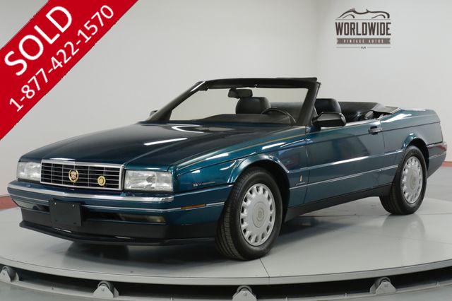 1993 CADILLAC  ALLANTE  POWER EVERYTHING CONVERTIBLE 