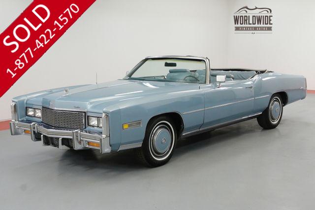 1976 CADILLAC ELDORADO CONVERTIBLE LAST YEAR COLLECTOR