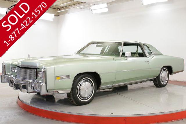 1975 CADILLAC  ELDORADO 7,974 ORIGINAL MILES! 500 V8 AUTO COLLECTOR