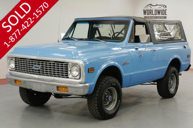 1972 CHEVEROLET  BLAZER K5. FULL CONVERTIBLE. 4x4. PS. PB. V8! 