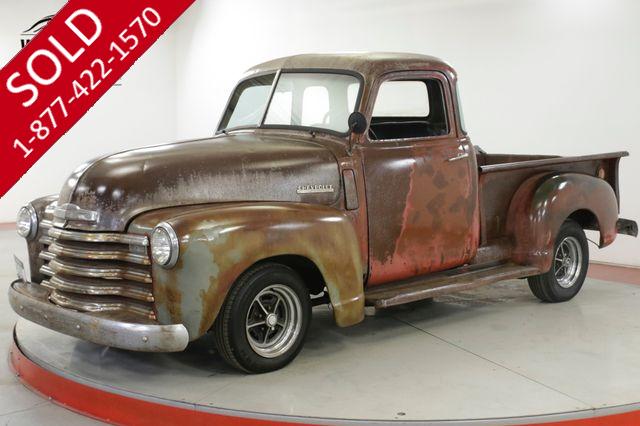1948 CHEVROLET  3100 RARE 5 WINDOW AUTO PATINA DISC RAT ROD 