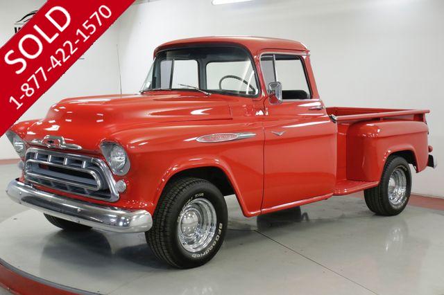 1957 CHEVROLET  3200 RARE BIG BACK WINDOW PICKUP. V8. MUST SEE