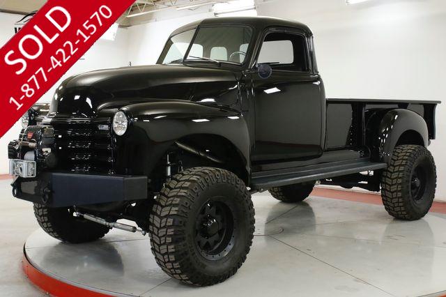 1949 CHEVROLET  5 WINDOW  FULLY RESTORED. 24V TURBO DIESEL SHOW TRUCK.
