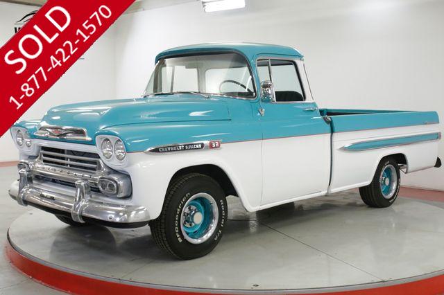 1959 CHEVROLET  APACHE  350V8 AUTO BIG BACK WINDOW NEW OAK BED