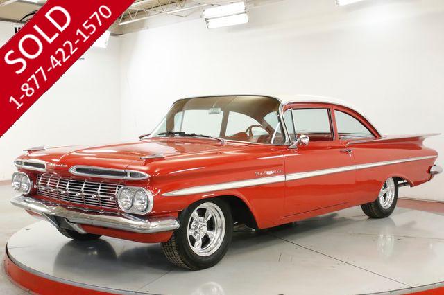 1959 CHEVROLET BELAIR  350 V8 700R4 AUTO TORQUE THRUST WHEELS