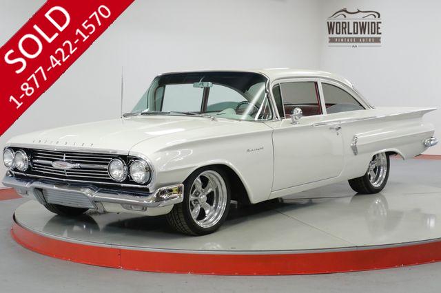 1960 CHEVROLET  BISCAYNE FRAME UP RESTO. V8. AUTO PB. DISC. TILT. A/C 