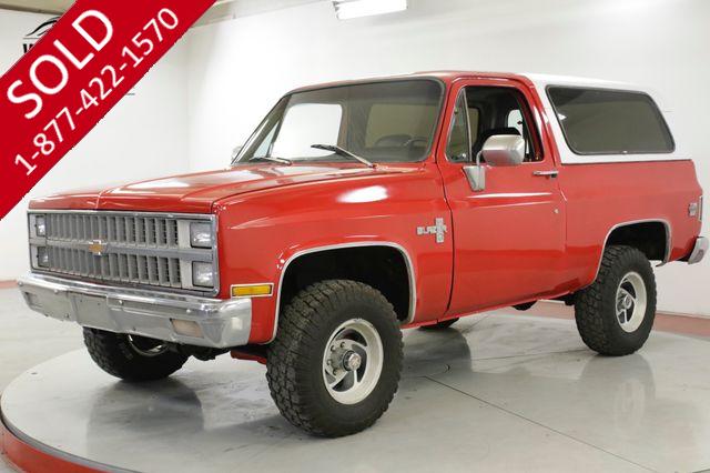 1981 CHEVROLET  BLAZER  RESTORED. SILVERADO. V8. AC! 4X4. PS. PB. 