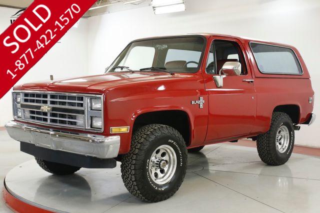 1985 CHEVROLET BLAZER RESTORED CONVERTIBLE V8 PS PB AUTO 4x4 