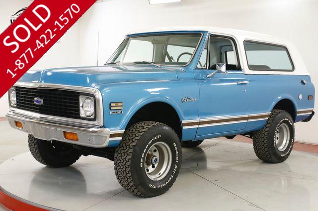 1972 CHEVROLET  BLAZER CST PACKAGE 350 V8 AUTO PS PB DANA 44 AXLES