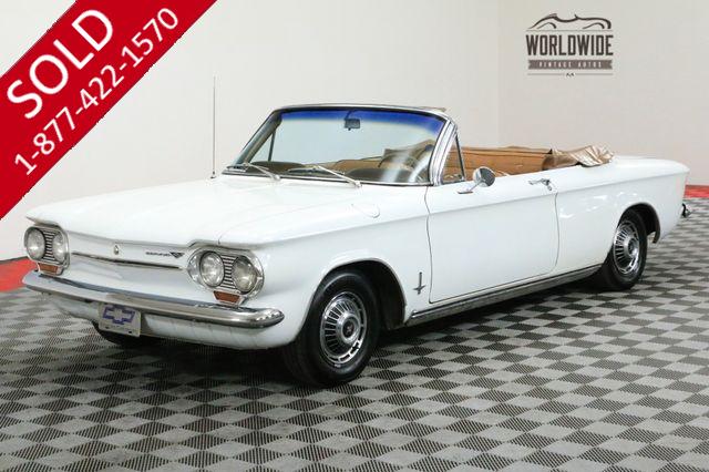 1963 CHEVROLET CORVAIR MONZA 900 CONVERTIBLE RESTORED 4 SPEED