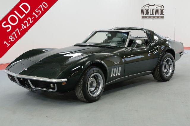 1969 CHEVROLET CORVETTE 350V8 4-SPEED T-TOPS LUGGAGE RACK
