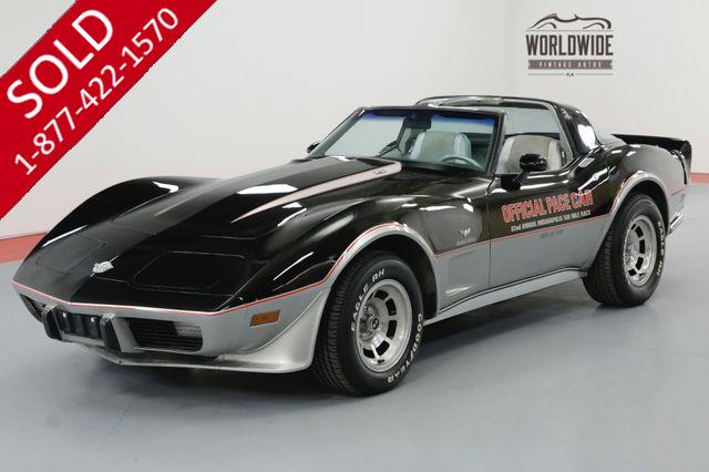1978 CHEVROLET CORVETTE PACE CAR 52K MILES COLLECTOR GRADE RARE AC!