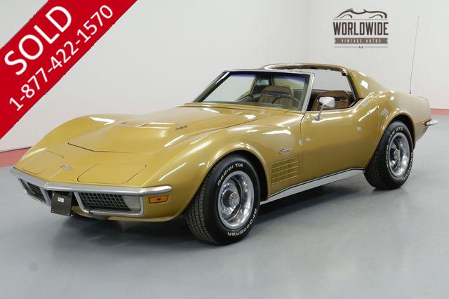 1971 CHEVROLET CORVETTE LS5 BIG BLOCK # MATCH 4 SPEED PS PB AC DISC