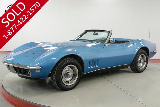1968 CHEVROLET CORVETTE  327/300 V8 4-SPEED CONVERTIBLE RALLYE WHEELS 