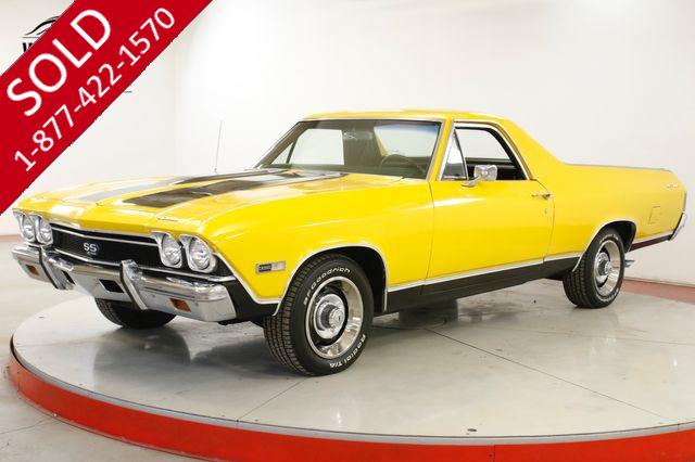 1968 CHEVROLET EL CAMINO 396 AUTO A/C CHROME FRONT DISC DUAL EXHAUST 
