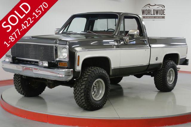 1976 CHEVROLET  K10  4x4 SHORT BED. HIGH $ PPG PAINT AC GORGEOUS 