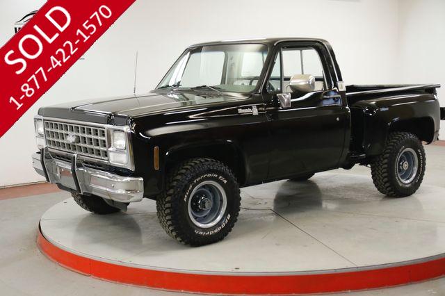 1980 CHEVROLET K10 SILVERADO STEP SIDE SHORTBOX 350 PS PB