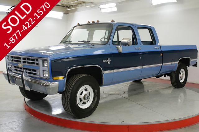 1987 CHEVROLET K30 C30 SILVERADO 4x4 RARE CREW CAB AC COLLECTOR 