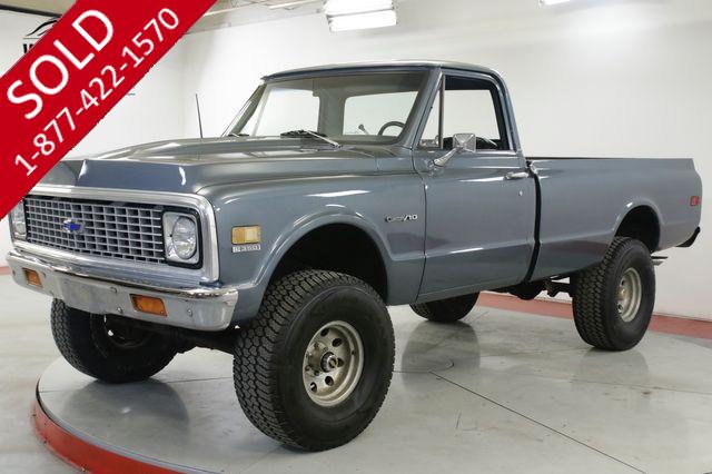 1972 CHEVROLET TRUCK K10 4x4 350 V8 AUTO PS PB LIFT