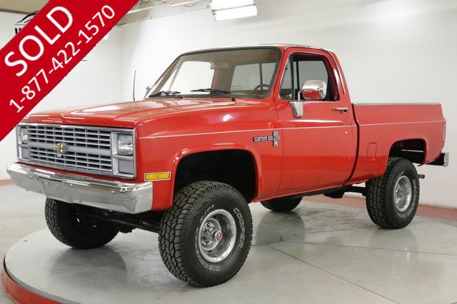 1984 CHEVROLET  TRUCK 1500 K10 4x4 SHORT BED ONE OWNER AC V8 