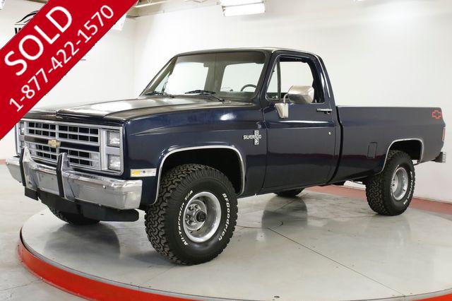 1987 CHEVROLET  TRUCK K10 SILVERADO 4x4 V8 PS PB AC AUTO