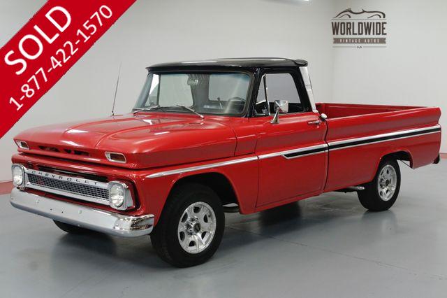 1965 CHEVY C10 CUSTOM 307CI V8 3 SPEED TURBO AUTO.