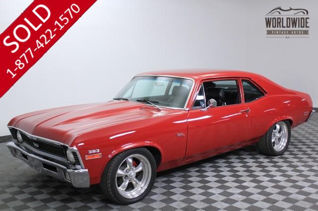 1970 Chevy Nova Pro Touring V8 4 Speed for Sale