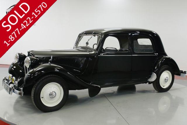 1949 CITROEN TRACTION AVANT  FRONT WHEEL DRIVE SUICIDE DOORS 