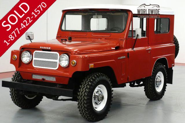 1969 DATSON PATROL HIGH DOLLAR RESTORATION. RARE 4x4. COLLECTOR 