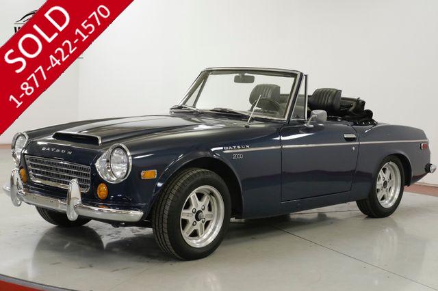 1970 DATSUN 2000 ROADSTER RARE 5-SPEED BUCKET SEATS ALLOY WHEELS