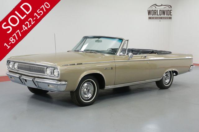 1965 DODGE CORONET  CONVERTIBLE 4 SPEED MANUAL 45K ORIGINAL