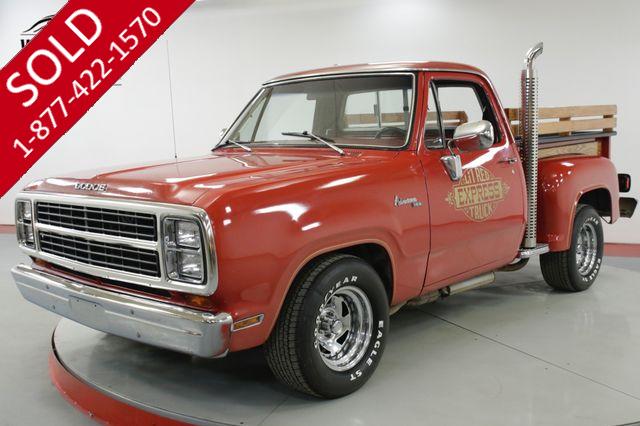1979 DODGE  LIL RED EXPRESS  ADVENTURER D150 RARE LOW PRODUCTION 77K MIl