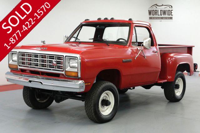 1983 DODGE POWER RAM W150 CUMMINS 5.9L DIESEL FRAME OFF RESTORED