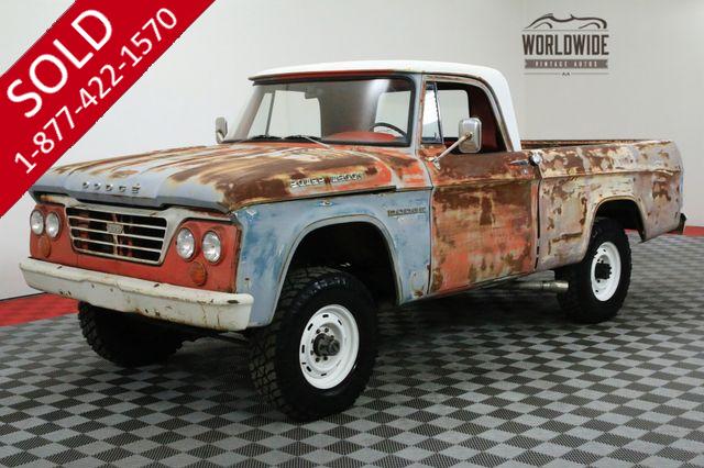 1964 DODGE POWER WAGON W200 4X4 BIG BLOCK V8 COMMANDS ATTENTION
