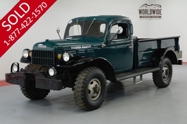 1954 DODGE POWER WAGON RESTORED RARE CIVILIAN MUST SEE 4X4