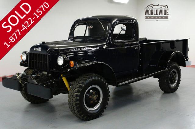 1947 DODGE POWER WAGON  ORIGINAL RESTORED RARE! 