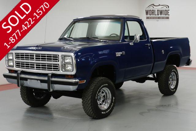 1979 DODGE POWER WAGON  W150. SHORTBED 4x4! RESTORED. AUTO V8 PS PB 