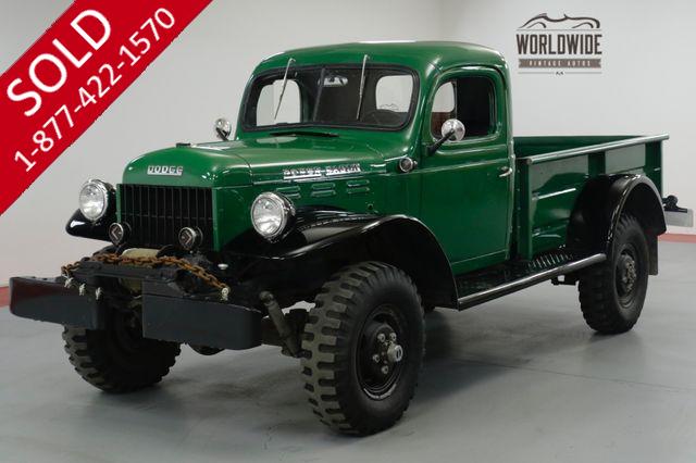 1960 DODGE POWER WAGON RESTORED AND BEAUTIFUL! 4X4. WINCH. 
