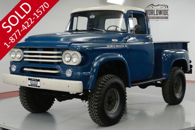 1958 DODGE  POWER WAGON  RARE LIFTED 4X4 273 V8 AUTOMATIC 