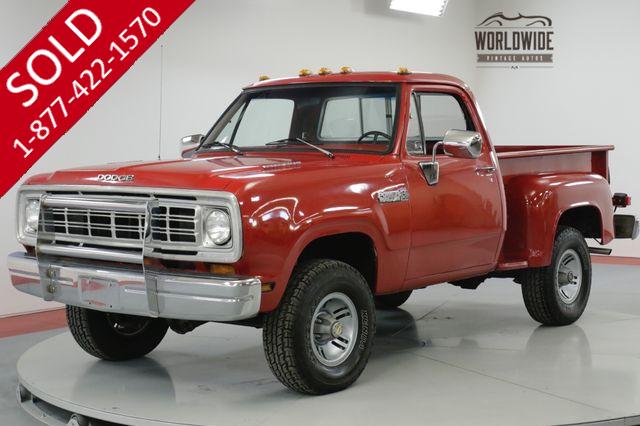 1980 DODGE  POWER WAGON  W150, RESTORED 4x4, PS, PB, REBUILT V8. 1K 