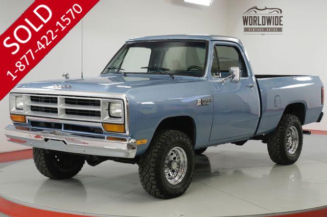 1985 DODGE  POWER WAGON V8 4X4 PS PB AC SHORT BOX SUPER CLEAN 