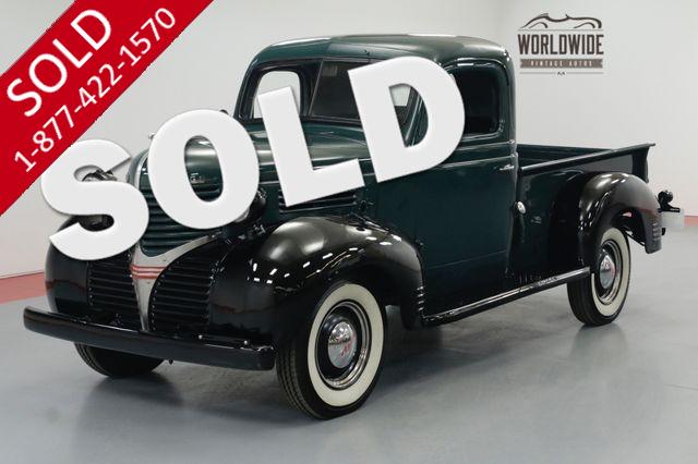 1939 DODGE TRUCK RESTORED. RARE 1/2 TON PICKUP