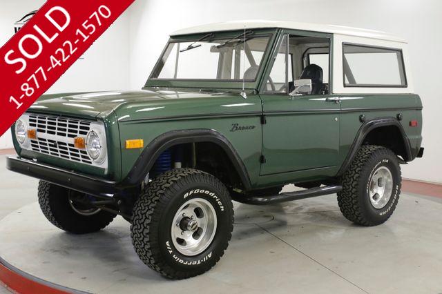 1975 FORD  BRONCO 4X4 PS CRATE V8 AUTO LIFT V8 MARTI REPORT