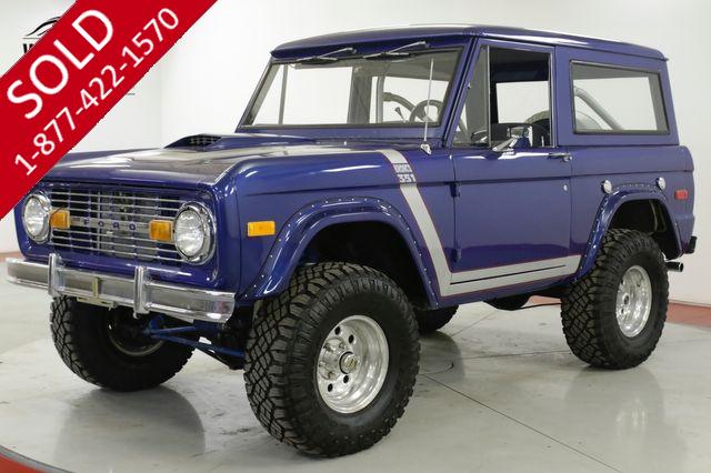 1973 FORD BRONCO RESTORED 351 V8 4X4 PS PB FACTORY HARDTOP