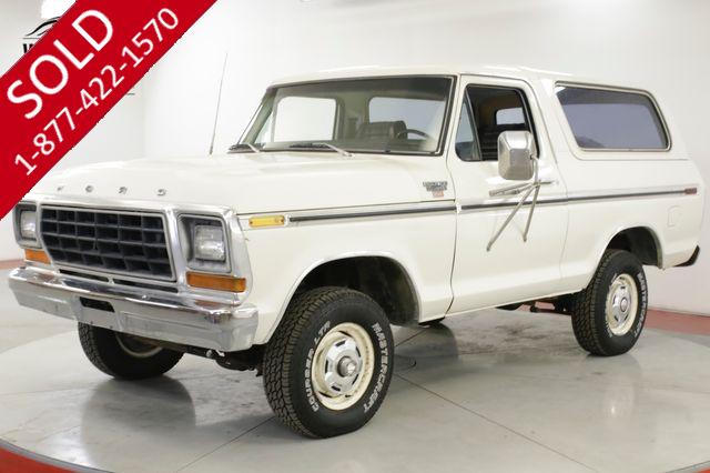 1979 FORD BRONCO  400 V8 4x4 PS PB RARE 2ND GEN CONVERTIBLE 