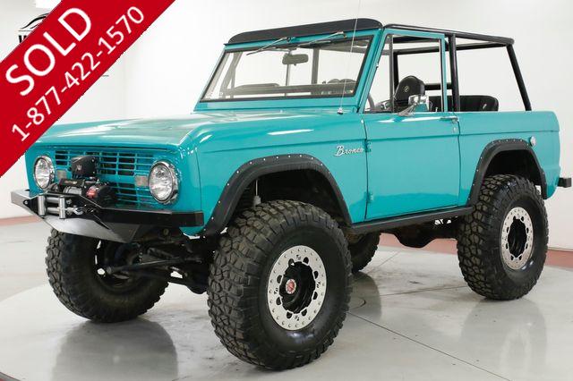 1966 FORD BRONCO  302 V8 4X4 PS PB LIFT CHROMOLY AXLES WINCH 