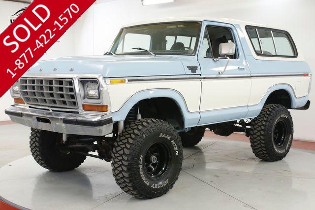 1979 FORD  BRONCO 4X4 NEW PAINT MANY CUSTOM OPTIONS RARE MODEL