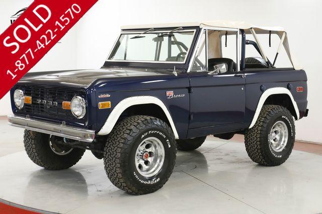 1975 FORD BRONCO  SPORT NEW PAINT/BODY V8 4X4 PS PB LIFT CHROME